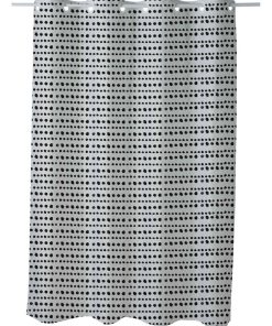 Guy Levasseur - Rideau de douche imprimé 180x200cm - Blanc
