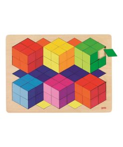 Puzzle effet 3D en bois - N/A