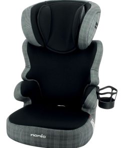 Rehausseur Enfant Befix Groupe 2/3 (15-36kg) Avec Porte Gobelet - 4 Étoiles Adac - London - Gris