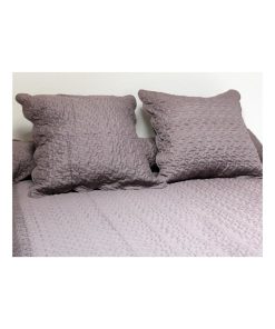 Couvre lit microfibre + taies tauper - Marron