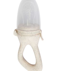 Sucette grignoteuse Sable avec 4 embouts - Ecru