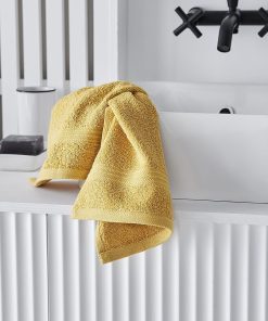 Lot de 2 serviettes 30 x 50 cm - Jaune