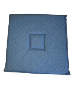 Galette de chaise 38 x 38 cm Geo lift bleu - Bleu