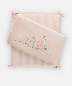 Tour de lit veloudoux, - Beige