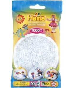 Perles en sachet - Blanc Transparent - N/A