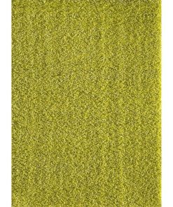 Tapis salon 160x230 SHAGGY SIMPLE Vert OEKO TEX idéal pour le salon - Vert