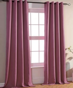 Univers Decor - Rideau Occultant 140 X 260 Cm - 3 Panneaux - Rose pâle