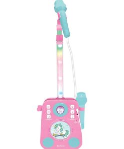 Karaoké Licorne Avec Deux Microphones Et Effets Lumineux Et Sonores - N/A