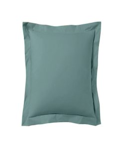 Blanc Avenue Taie D'oreiller 63x63 Cm Satin De Coton - Vert