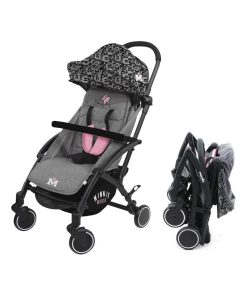 Poussette Compacte Lili 0-36 Mois - Légère Et Maniable - Minnie - Rose