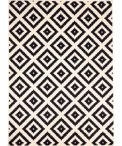 Tapis salon 160x225 ORMA Noir fabriqué en Europe Exclusivité idéal pour le salon - Noir