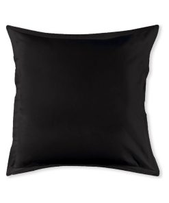 Future Home - Taie d'oreiller en coton 57 fils unie noir - Noir