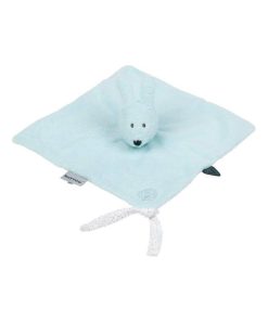 Doudou Nattou lapin vert Menthe Plat - Susie et Bonnie - Vert
