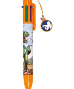 Stylo 6 couleurs T-Rex World - N/A