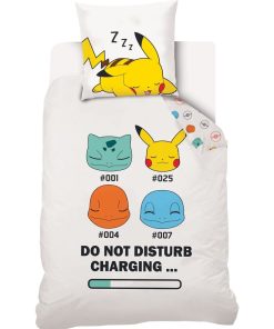 Housse de Couette Enfant Pikachu - Blanc