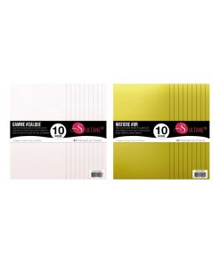 Packs Scrapbooking papier Or et Calque à embosser - N/A