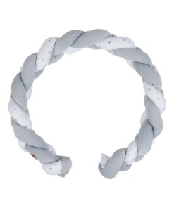 Tresse de lit bébé universelle, STELLA - Gris
