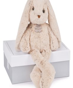 Coffret peluche Lapin Copains câlins beige (40 cm) - Beige