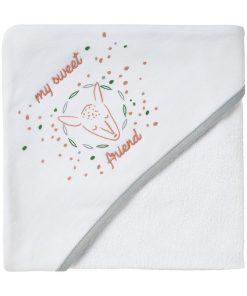 Cape de bain Bio My Sweet Friend 80x80 cm - Rose