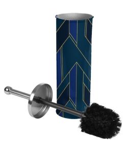 Brosse WC métal Achille - Bleu
