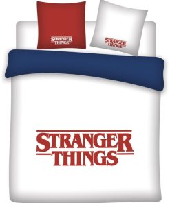 Parure de Lit double Enfant Stranger Things - Blanc