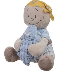 Doudou Noukies Personnage Bleu Bill & Bono Musical - Bleu
