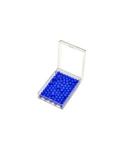 100 Perles Bleues En Plastique - N/A