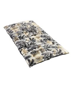 Matelas de sol 60x120 cm métallisé Karaba coton - Gris