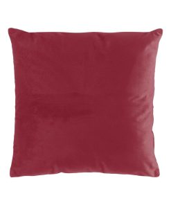 Coussin velours Collection Velvetina - Rouge bordeaux