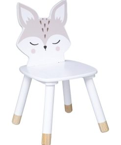 Chaise douceur renard - Blanc