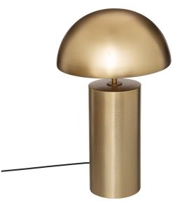 Lampe cylindrique champi dorée H50 - Doré/or