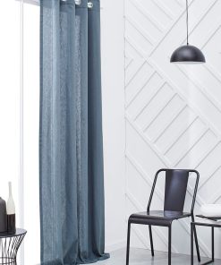 Rideau PANAMA ESSENTIAL - Bleu gris