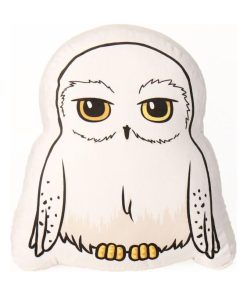 Coussin Forme 3D Harry Potter Hedwige - 100% Polyester - Blanc