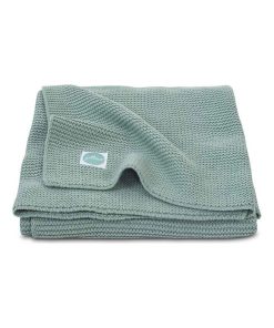 Couverture Basic knit vert d'eau (75 x 100 cm) - Vert d'eau