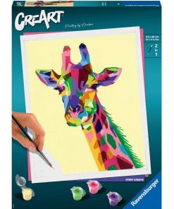 Creart Grand Girafe Peinture Au Numero - N/A