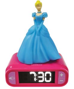 Réveil Avec Veilleuse En 3d Design DS Princesses Cendrillon Et Effets Sonores - N/A