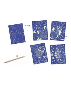 Dans La Nuit Carte A Gratter Phospho - N/A