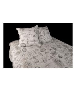 Couvre lit microfibre + taies bienvenue - Blanc
