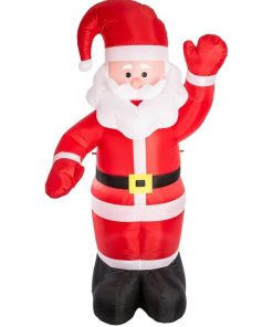 Père Noël gonflable 180 cm - Rouge