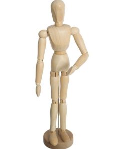 Mannequin déco en bois - Beige
