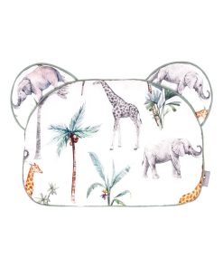 Oreiller coussin plat réversible , Safari - Multicolore