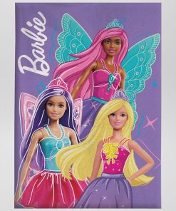 Plaid imprimé 'Barbie' - violet