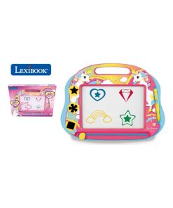 Ardoise Magique Format A5 Avec Accessoires Magnétiques Pour Dessiner En Couleurs Coloris Licorne - N/A