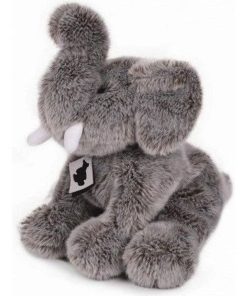doudou Histoire d'ours Elephant Gris 22cms HO2503 Perle Pantin - Gris