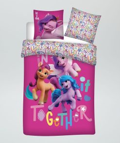 Parure de lit 'My little poney' - 1 personne - rose