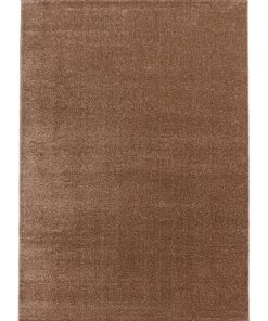 Tapis salon 200x290 BENAPO Marron OEKO TEX idéal pour Salle à manger - Marron