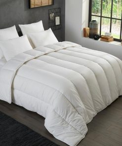 DODO - Couette Nuits Calmes - Anti-Acariens -Tempérée - Blanc
