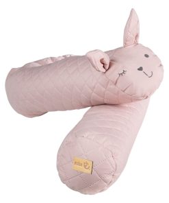 ROBA Serpent de Lit Bébé "roba Style" - 170 cm - Avec Visage De Lapin - Rose - Rose