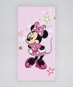 Serviette de plage 'DS' - rose