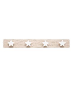 Patère formes étoiles X4 - Beige